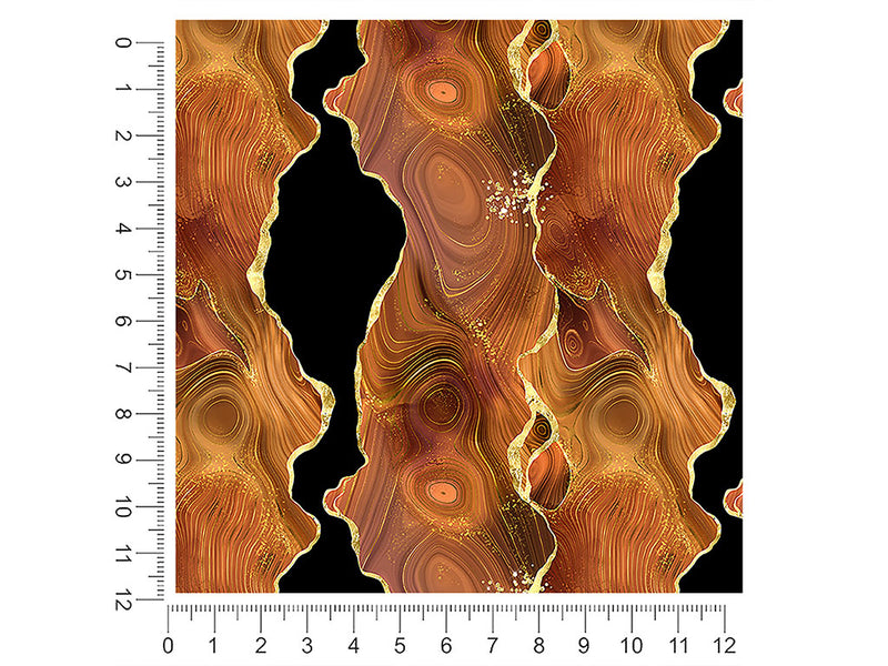 paprika swirls gemstone films 1ft x 1ft Craft Sheets