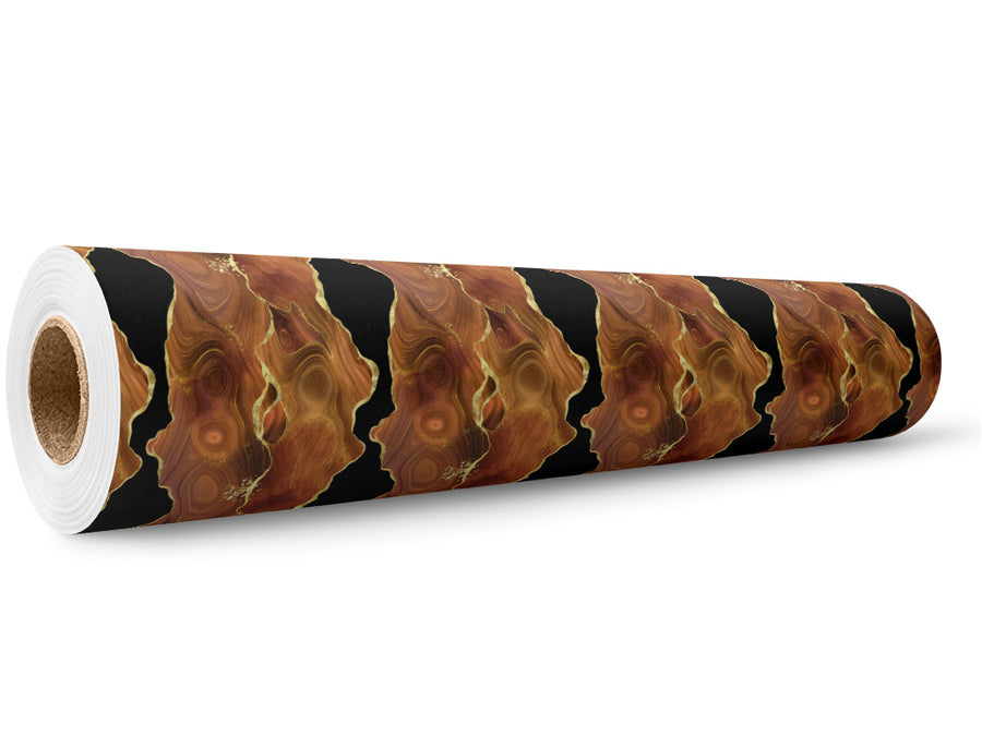 Paprika Swirls Gemstone Wrap Film Wholesale Roll~Rwraps Series 914 Digitally Printed Vinyl Roll~5