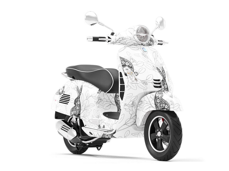 Parabolic Wisdom Animal Vespa Scooter Wrap Film