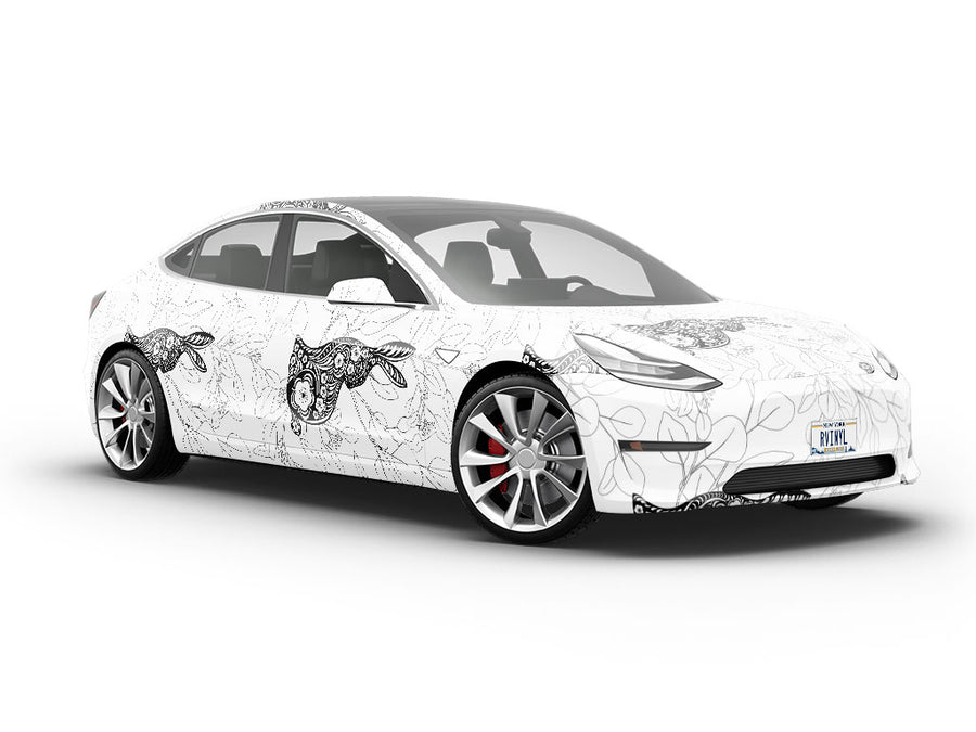 Parabolic Wisdom Animal Vehicle Vinyl Wrap