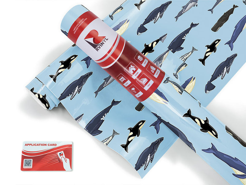 parading along salt water Craft Vinyl Roll