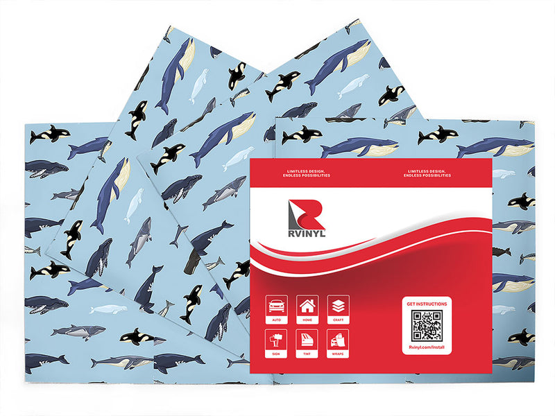 parading along salt water Craft Vinyl Sheet Pack