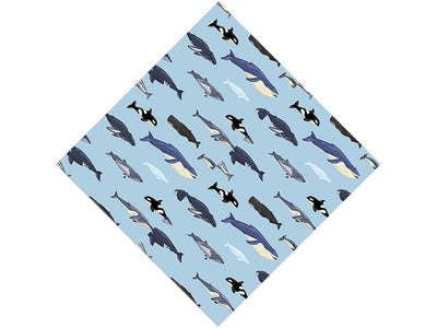 Parading Along Marine Life Vinyl Wrap Pattern