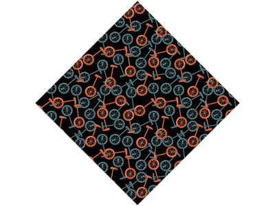 Parading Unicycles Circus Vinyl Wrap Pattern