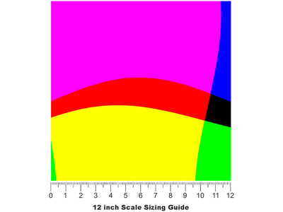 Paradise Cinema Retro Vinyl Film Pattern Size 12 inch Scale~Rwraps Paradise Cinema Retro Sizing Chart~2