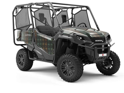 Paradoxical Zentangle Optical Illusion Utility Vehicle Vinyl Wrap