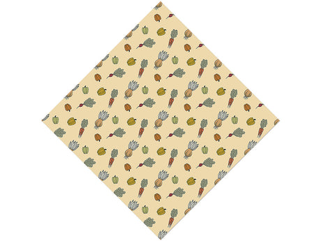 Parchment Harvest Gardening Vinyl Wrap Pattern