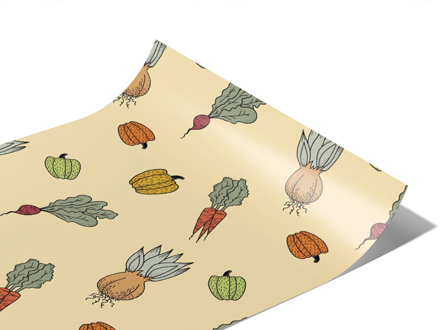 Parchment Harvest Gardening Vinyl Wraps~Rwraps Series 914 Digitally Printed Vinyl Wrap~0