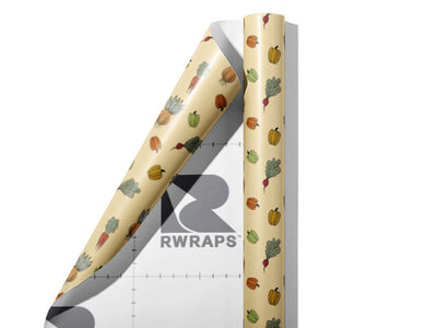 Parchment Harvest Gardening Wrap Film Sheets~Rwraps Series 914 Parchment Harvest Gardening Scrolled Sheet~3