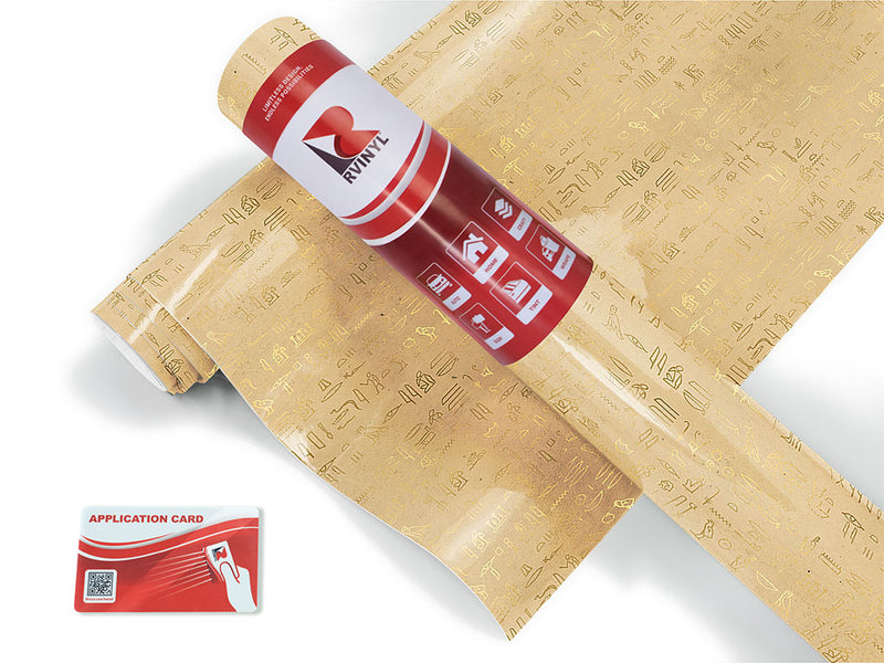 parchment hieroglyphs egyptian Craft Vinyl Roll