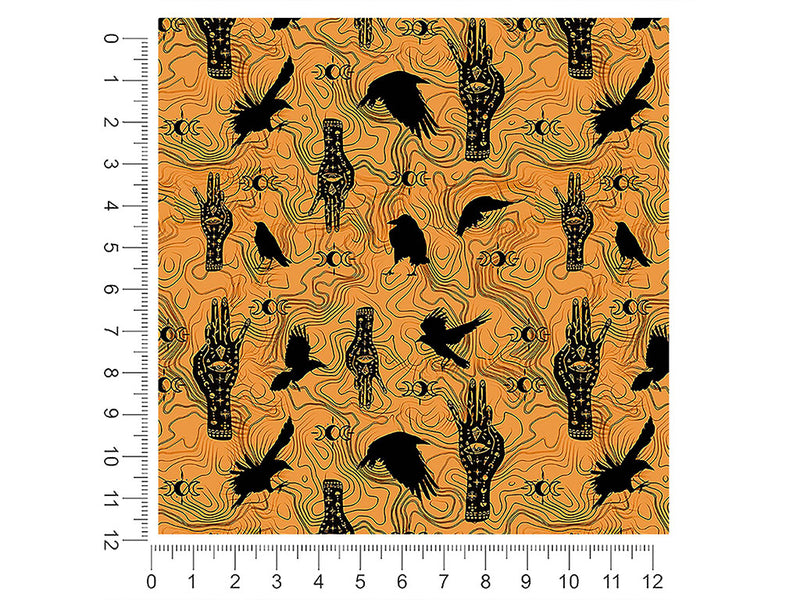 parchment palmistry horror 1ft x 1ft Craft Sheets