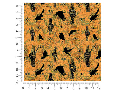 parchment palmistry horror 1ft x 1ft Craft Sheets