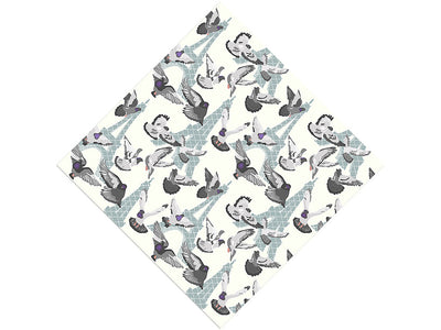 Parisian Urbanites Birds Vinyl Wrap Pattern