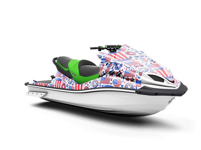 Party Favors Americana Jet Ski Vinyl Customized Wrap