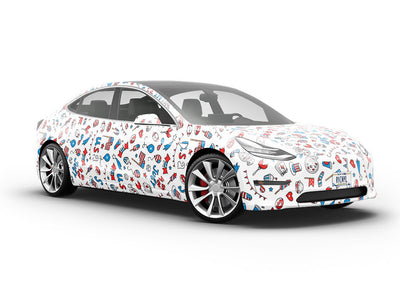 Party USA Americana Vehicle Vinyl Wrap