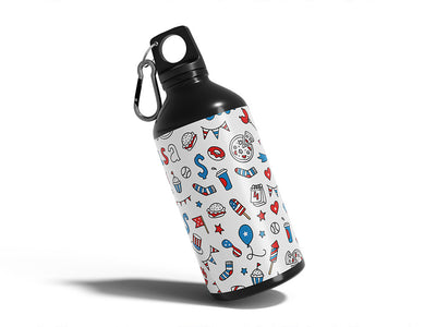 party usa  Water Bottle DIY Stickers