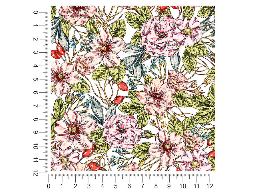 passionate carnations floral 1ft x 1ft Craft Sheets