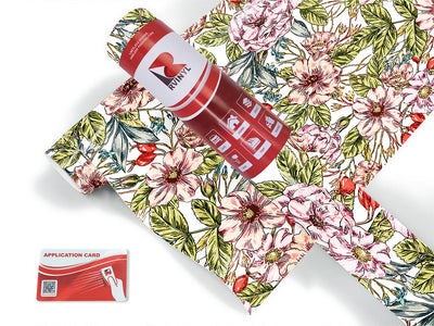 passionate carnations floral Craft Vinyl Roll