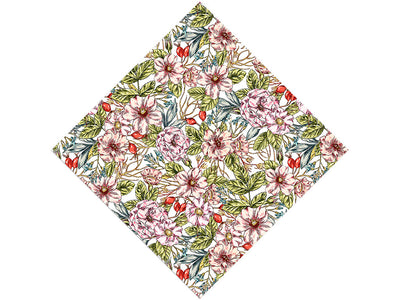 Passionate Carnations Floral Vinyl Wrap Pattern