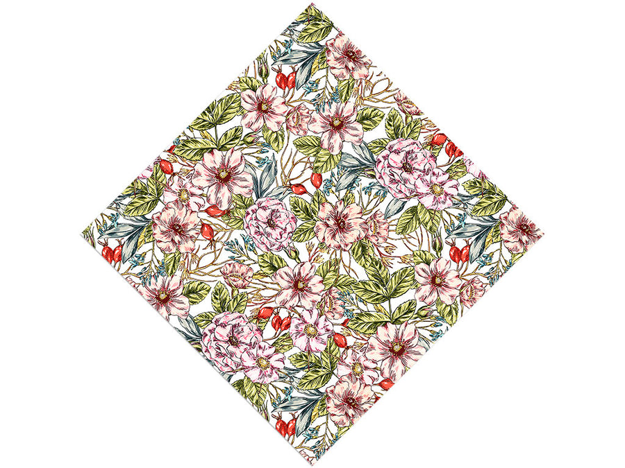 Passionate Carnations Floral Vinyl Wrap Pattern