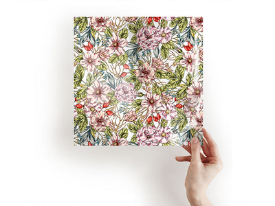 passionate carnations floral Craft Sheets