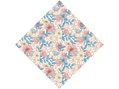 Pastel Blooms Floral Vinyl Wrap Pattern