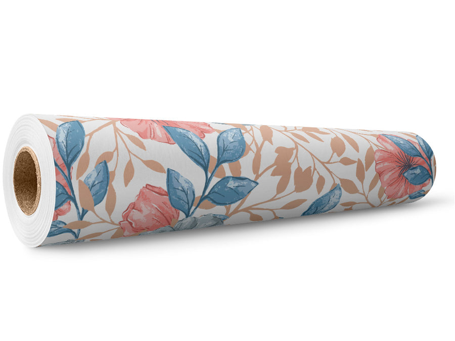 Pastel Blooms Floral Wrap Film Wholesale Roll~Rwraps Series 914 Digitally Printed Vinyl Roll~5