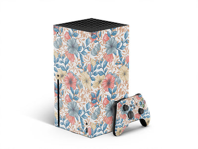 pastel blooms floral XBOX DIY Decal