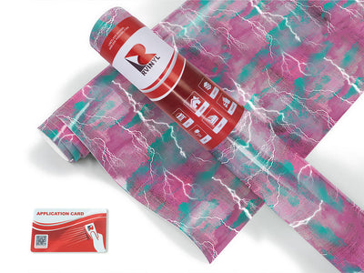 pastel bolts sky Craft Vinyl Roll