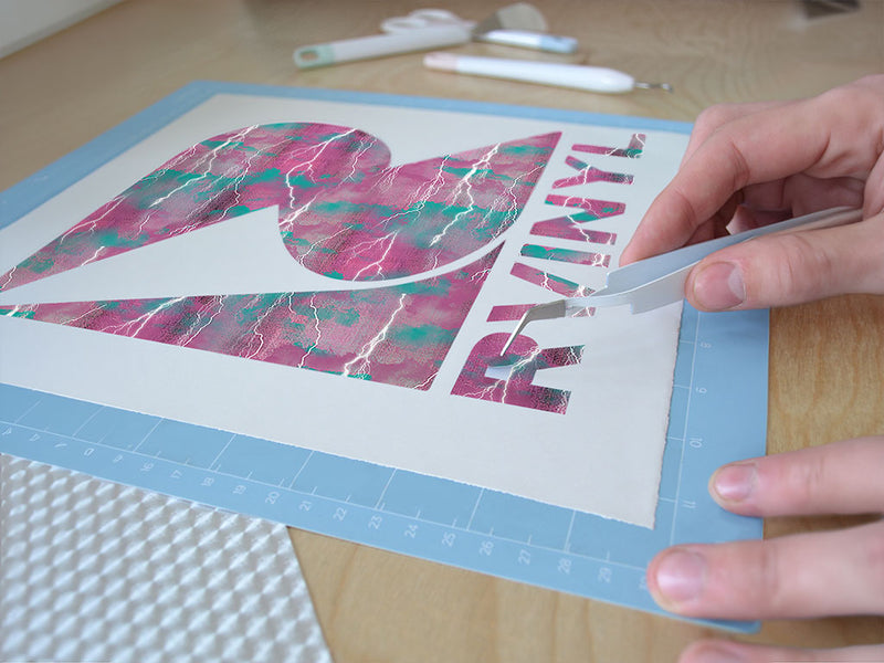 pastel bolts sky Easy Weed Craft Vinyl