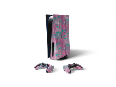 pastel bolts sky Sony PS5 DIY Skin