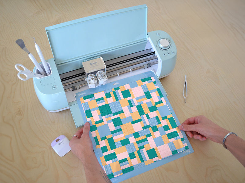 pastel bricks toy room Cricut Compatible Vinyl