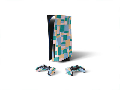 pastel bricks toy room Sony PS5 DIY Skin