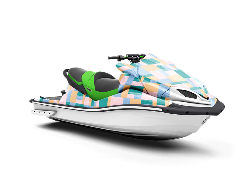 Pastel Bricks Toy Room Jet Ski Vinyl Customized Wrap