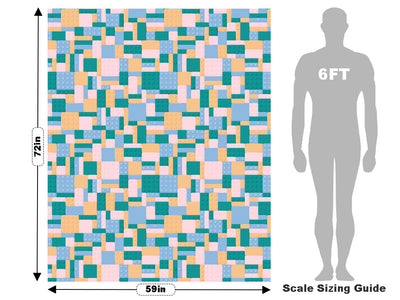Pastel Bricks Toy Room Vehicle Wrap Scale~Rwraps Series 914 Pastel Bricks Toy Room Measurements~1