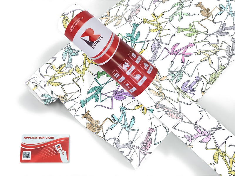 pastel fighters bug Craft Vinyl Roll