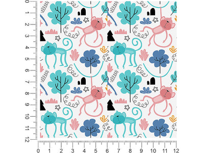 pastel jungle animal 1ft x 1ft Craft Sheets