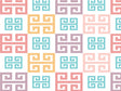 Pastel Meander Greco Roman Vinyl Wrap Pattern~Rwraps Series 914 Digitally Printed Vinyl Wrap~0