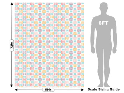 Pastel Meander Greco Roman Vehicle Wrap Scale~Rwraps Series 914 Pastel Meander Greco Roman Measurements~1