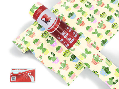 pastel needles cactus Craft Vinyl Roll