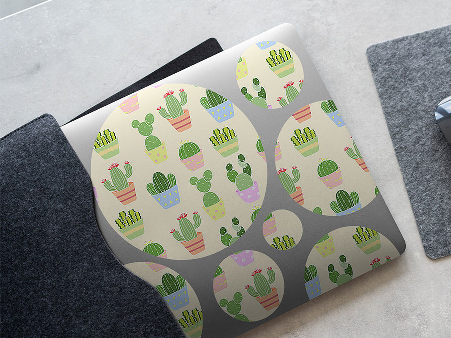 pastel needles cactus DIY Laptop Stickers