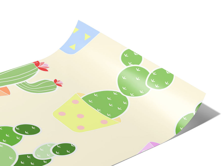 Pastel Needles Cacti Vinyl Wraps~Rwraps Series 914 Digitally Printed Vinyl Wrap~0