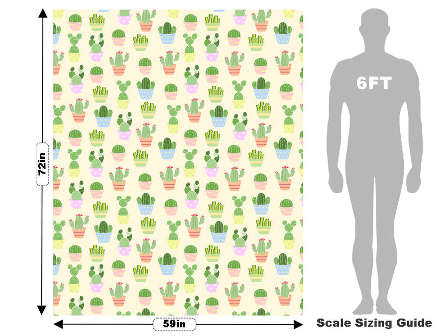 Pastel Needles Cacti Vehicle Wrap Scale~Rwraps Series 914 Pastel Needles Cacti Measurements~1