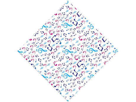 Pastel Notes Music Vinyl Wrap Pattern