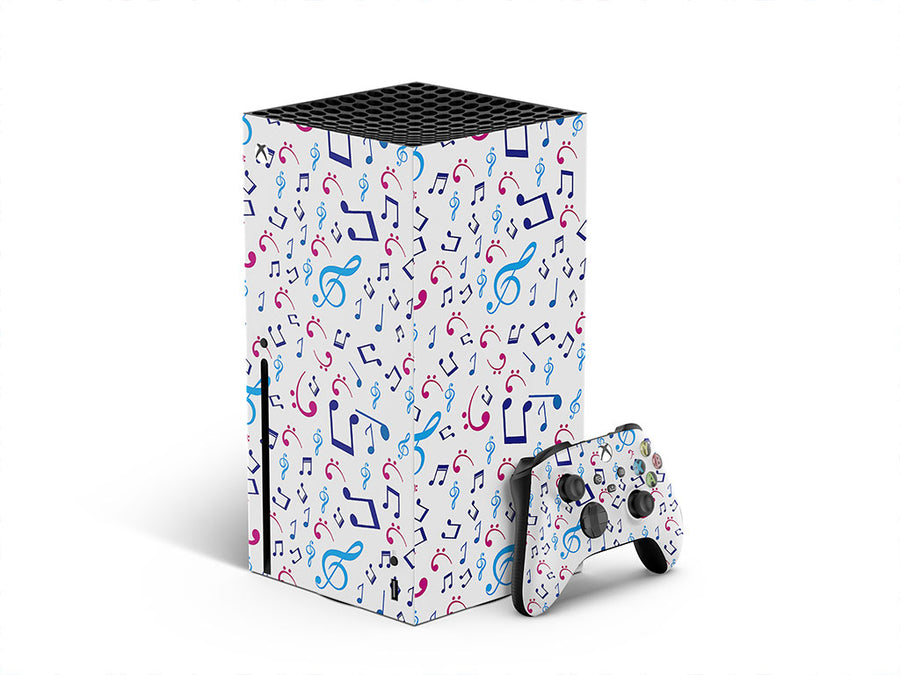 pastel notes music XBOX DIY Decal
