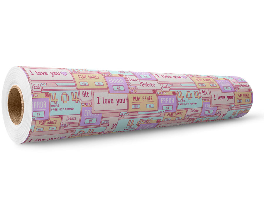 Pastel Pop-Ups Sticker Bomb Wrap Film Wholesale Roll~Rwraps Series 914 Digitally Printed Vinyl Roll~5