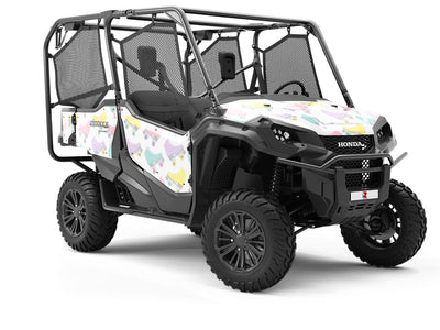 Pastel Quads Sport Utility Vehicle Vinyl Wrap