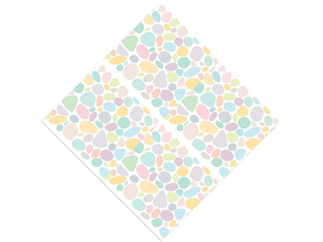 Pastel Rainbow Cobblestone Vinyl Wrap Pattern