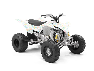 Pastel Rainbow Cobblestone ATV Wrapping Vinyl