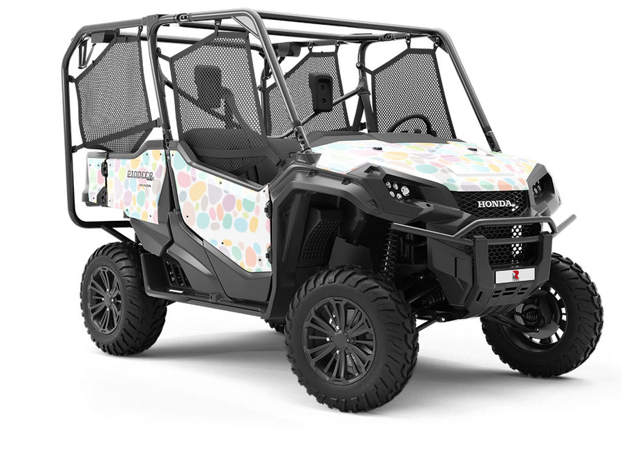 Pastel Rainbow Cobblestone Utility Vehicle Vinyl Wrap